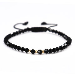 Bratara bile aur 14k si cristale biconice