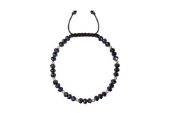 Bratara cu bile din aur 14k si cristale