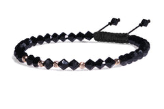 Bratara bile aur 14k si cristale biconice