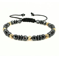 Bratara bile aur 14k si hematite