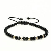 Bratara cu bile din aur 14k si cristale