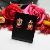Cercei Aur 14K Cerc Abstract