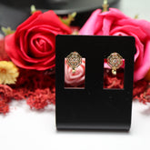 Cercei Aur 14K Floricica cu pietre