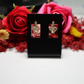 Cercei Aur 14K Infinit abstract
