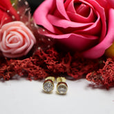 Cercei Aur 14K Pietricica