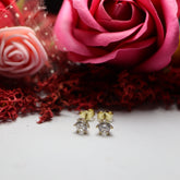 Cercei Aur 14K pietricica