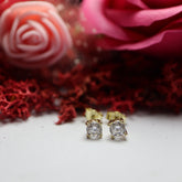 Cercei Aur 14K pietricica