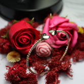 Bratara Aur 14K fixa inimioare