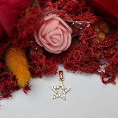 Pandant Aur 14K Stea cu pietre