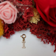 Pandant Aur 14K Initiala I
