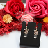 Cercei Aur 14K Fluture cu pietre