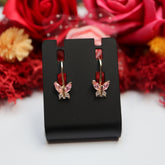 Cercei Aur 14K Fluture cu pietre