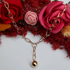 Lant Aur 14K cu bila