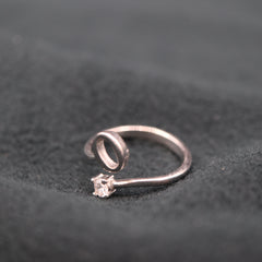 Inel Argint 925 Initiala O- Reglabil