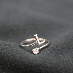 Inel Argint 925 Initiala "L"