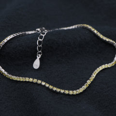 Bratara Argint 925 Tenis Galbena