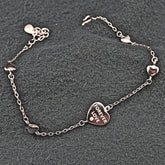 Bratara Argint 925 Cinci inimioare