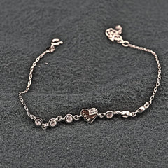 Bratara Argint 925 Sase pietre si inimioara