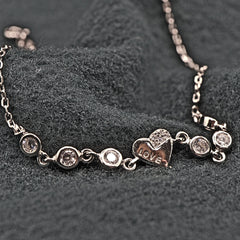 Bratara Argint 925 Sase pietre si inimioara