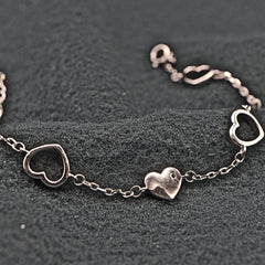 Bratara Argint 925 Sase Inimioare