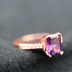 Inel Argint 925 Roz Gold