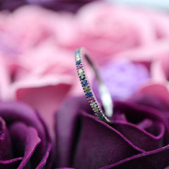 Inel Argint 925 Tennis Multicolor