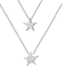 Colier Argint 925 Doua stelute