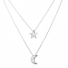 Colier Argint 925 Stea si semiluna