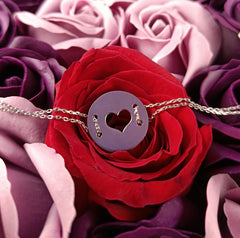 Bratara Argint 925 Banut cu inimioara