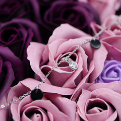 Bratara Argint 925 Cerc negru