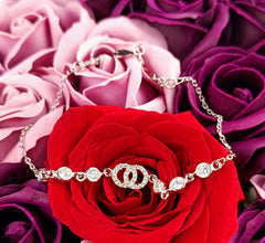 Bratara Argint 925 Cercuri intercalate