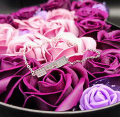 Bratara Argint 925 cu pandant dreptunghiular