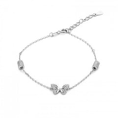 Bratara Argint 925 Fluturas cu pietre