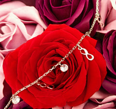 Bratara Argint 925 Infinit si zirconiu alb