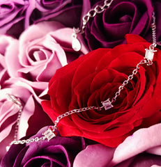 Bratara Argint 925 Pietricele patrate