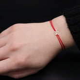Bratara cu snur coronita aur 14k