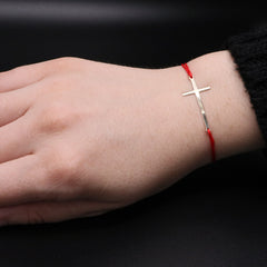 Bratara cu snur cruce aur 14k