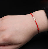 Bratara cu snur cruciulita Aur 14K