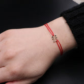Bratara cu snur fetita aur 14k