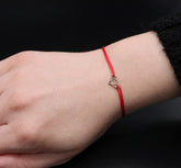 Bratara cu snur forma de diamant aur 14k
