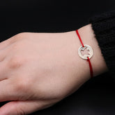 Bratara cu snur ingeras aur 14k