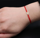 Bratara cu snur "Little Sis" aur 14k
