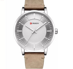 Ceas Barbati Curren Casual Maro Crem