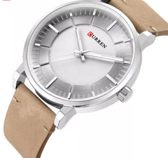 Ceas Barbati Curren Casual Maro Crem