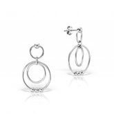 Cercei Argint 925 Cercuri cu bilute
