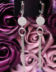 Cercei Argint 925 cu lant