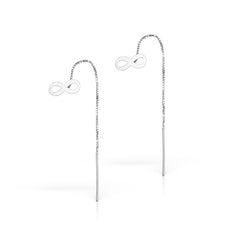Cercei Argint 925 Infinit cu lant