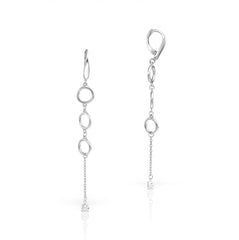 Cercei Argint 925 Trei cercuri cu lant