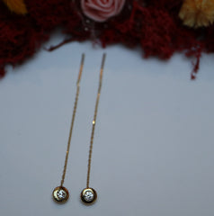 Cercei Aur Banut cu lant