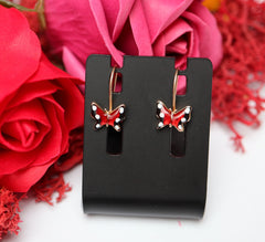 Cercei Aur de copii Fluturas